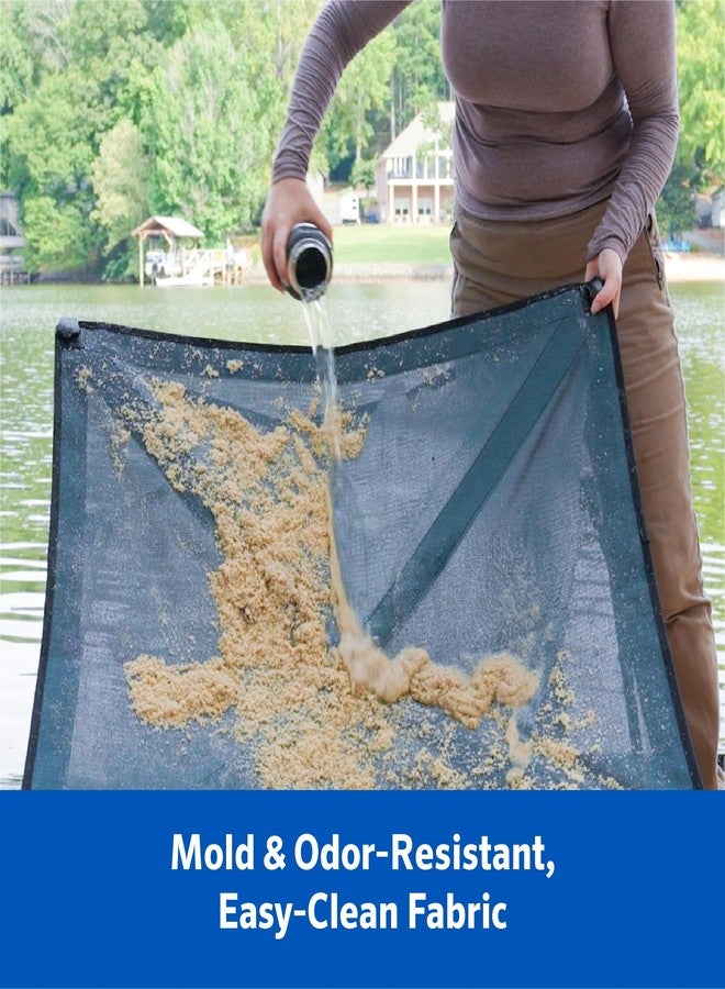 Coolaroo On-The-Go Elevated Dog Bed Kit – Portable & Cooling Travel Cot with HeatShield Fabric for Small Dogs, Lightweight & Compact, Includes Matching Carry Bag & Pacific Blue Bonus Cover, Small - Image 5